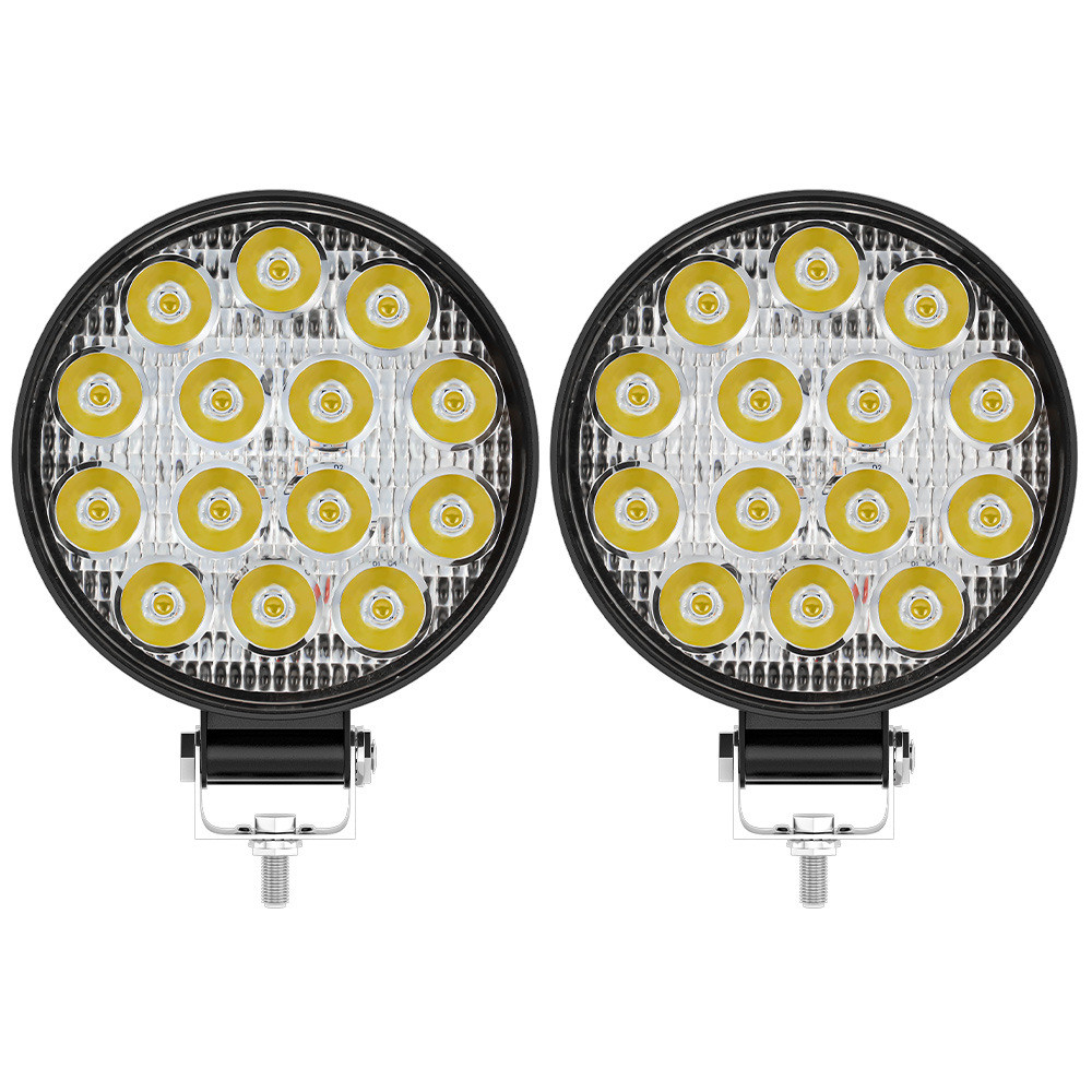 4X LED Tractor Work Lights Flood Light fit Truck,bulldozer,lawn mower,snowplow