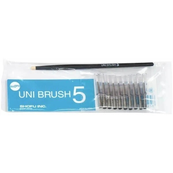Shofu Dental UNI BRUSH TIPS NO. 4 or 5 With Brush Handle Material II Free Ship