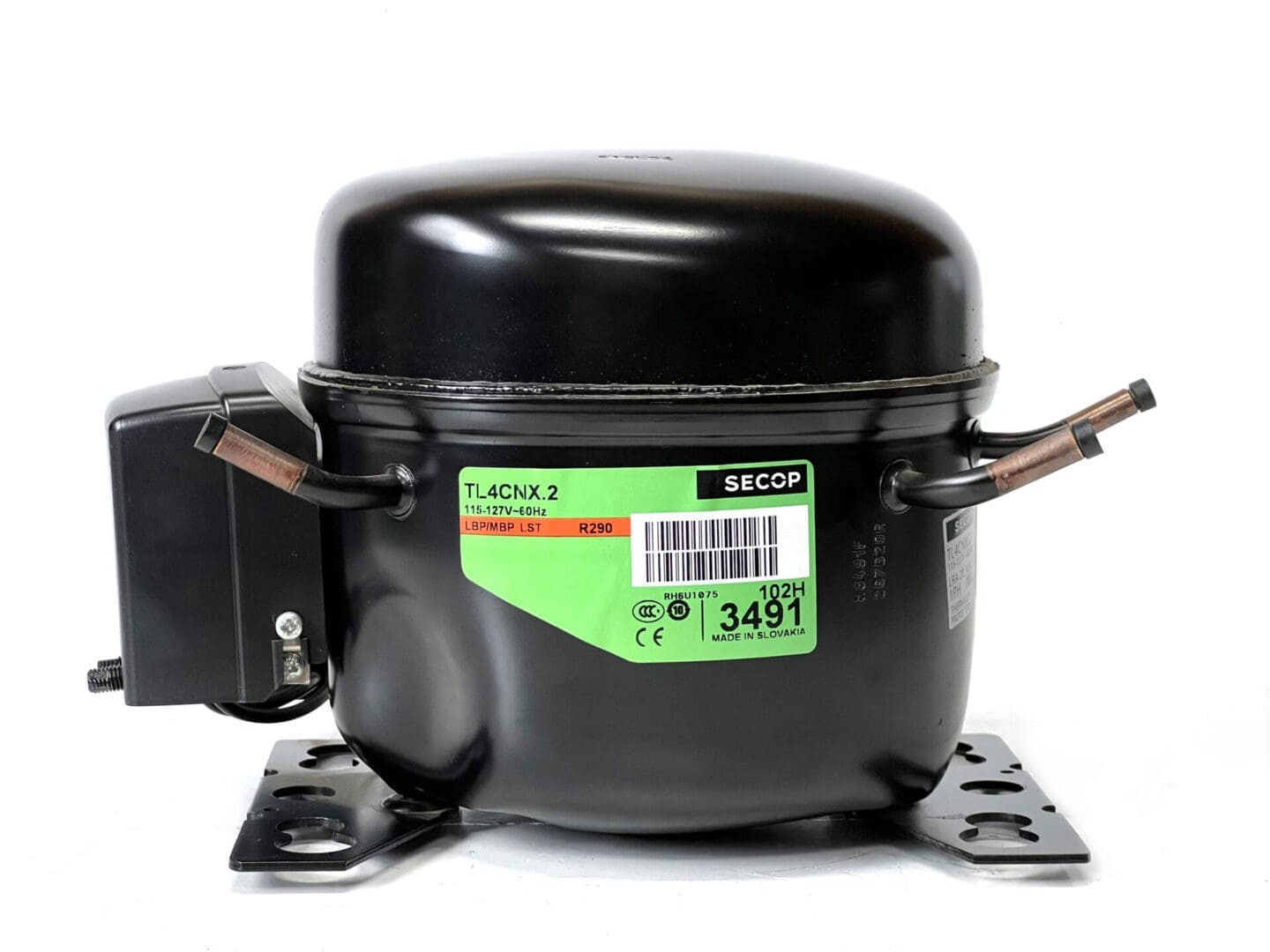 TL4CNX.2 – Secop / Danfoss Refrigeration Compressor – 115-127V – R-290A – Low /