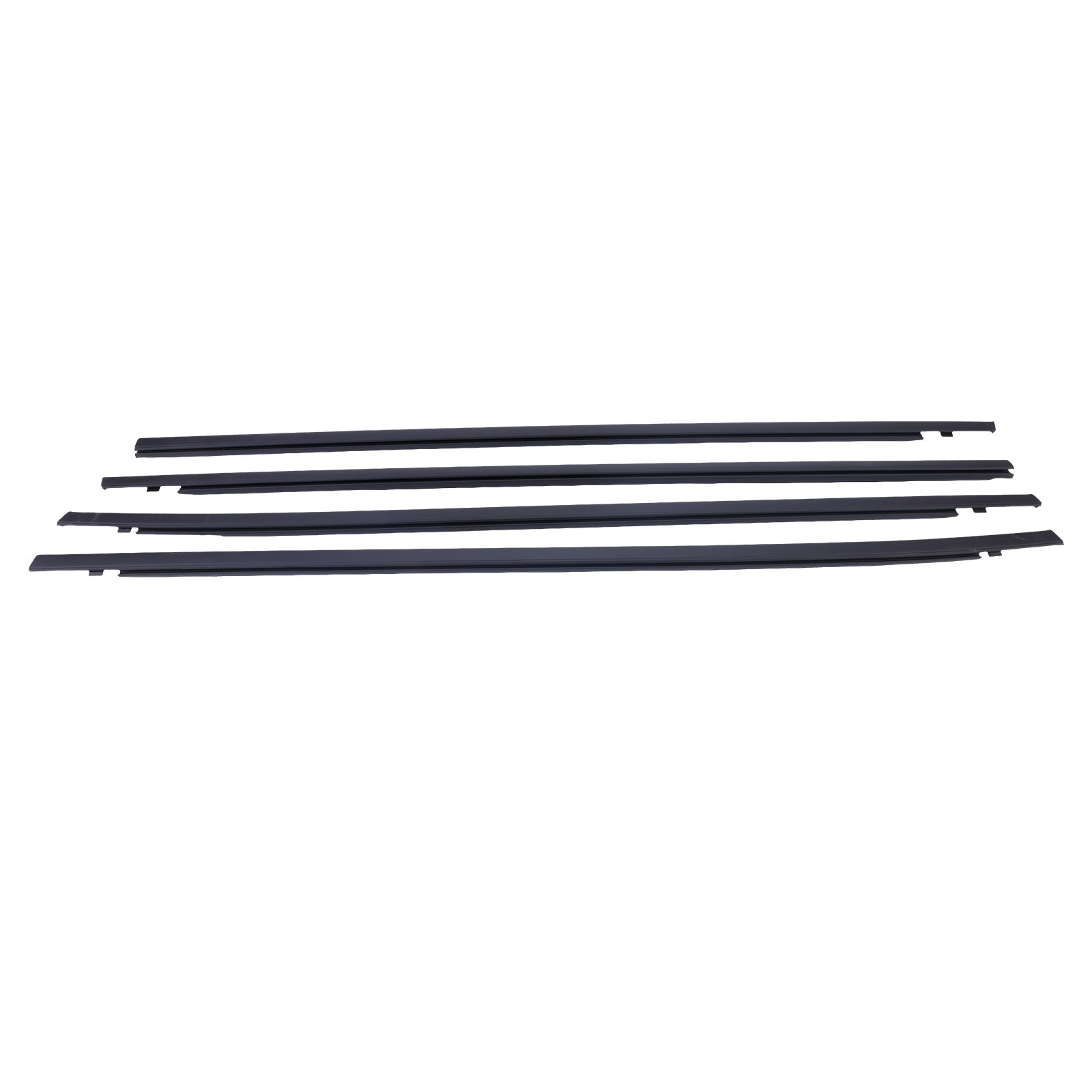 4Pcs For 2016-2021 Honda Civic Sedan Window Weatherstrip Moulding Seal Belt New