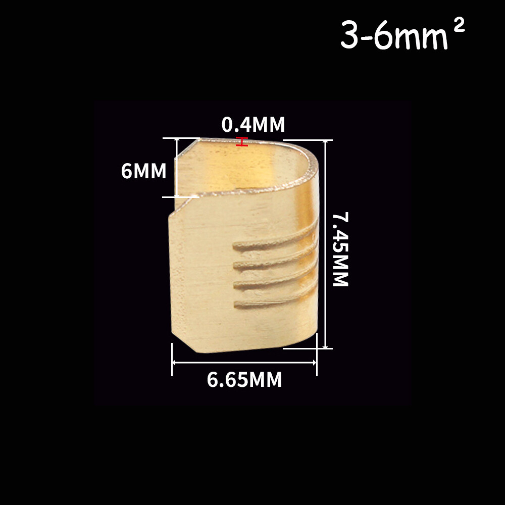 500 Pcs Open Barrel Crimp Terminals U Shape Copper Ring Terminals Crimp Wire Kit