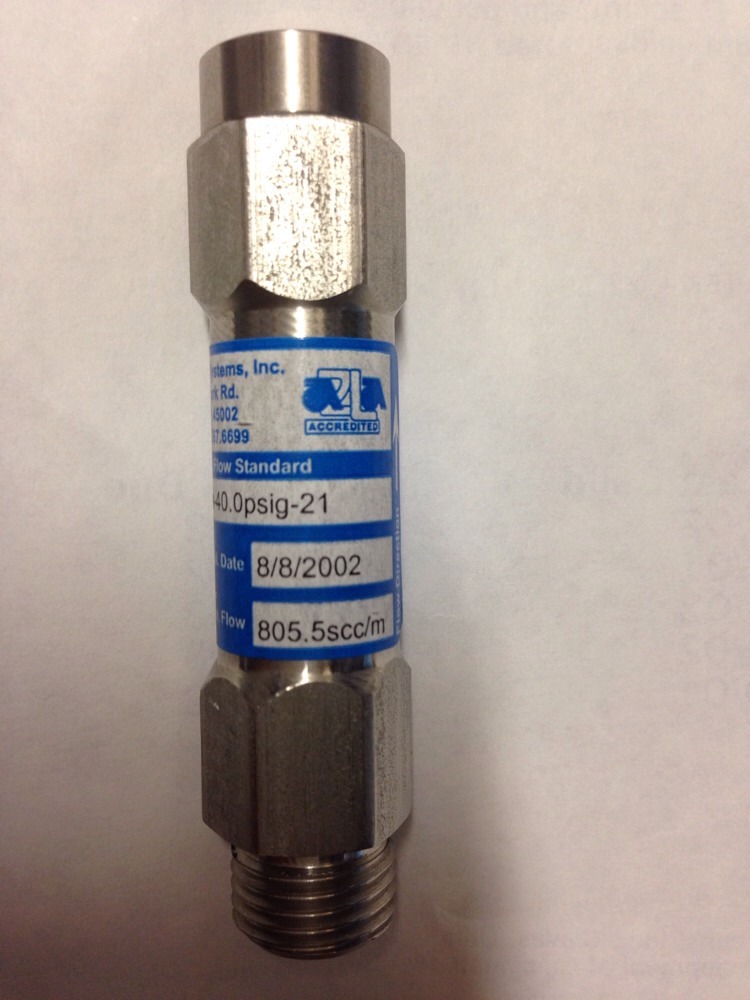 Cincinnati Test Systems 520-800.0scc/m-40.0psig-21, EX0800CCM40PSI-21 #1645Q1
