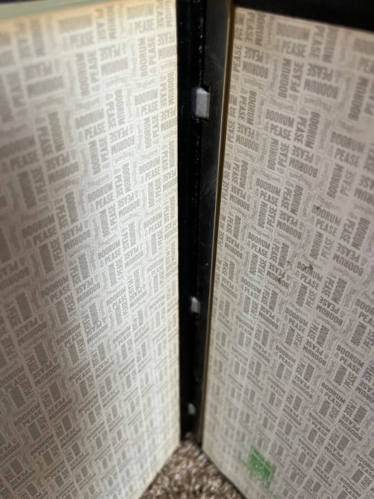 Boorum & Pease Record Book, Black Leather-Like Cover, 300 Unruled Pages