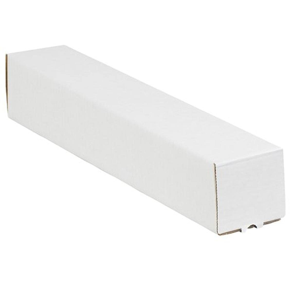 Square Mailing Tubes 3″ x 12″ Oyster White – Pack of 25 for Shipping & Storage