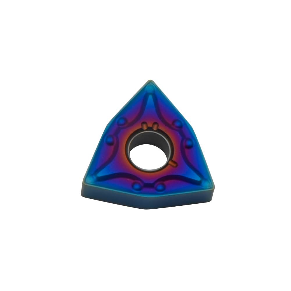 10PC HRC50 WNMG080408-MA Nano Blue CNC carbide turning insert For Hardened steel