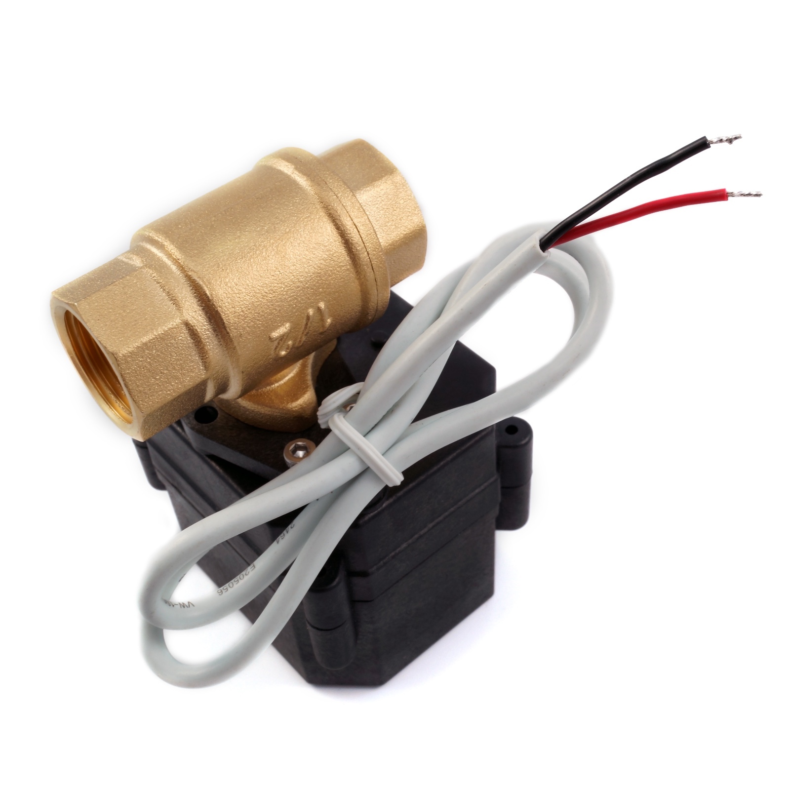 3/8″ Motorized Ball Valve N/C 9 V, 12 to 24 VDC/VAC 2-wire Normally Closed Brass