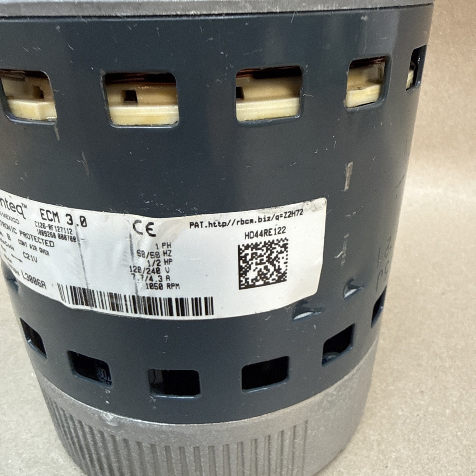 TESTED🔥 5SME39HXL3006A HD44RE122 ECM 3.0 GC08 Genteq Furnace blower motor