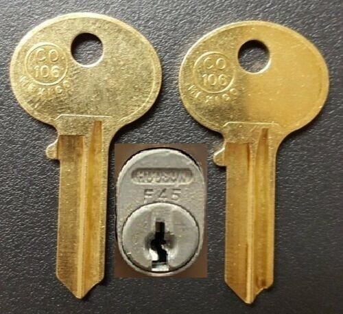 ✅ F101-F260 2-Keys For Hudson / Cole Filing Cabinet «cut to your key code» 100%✅