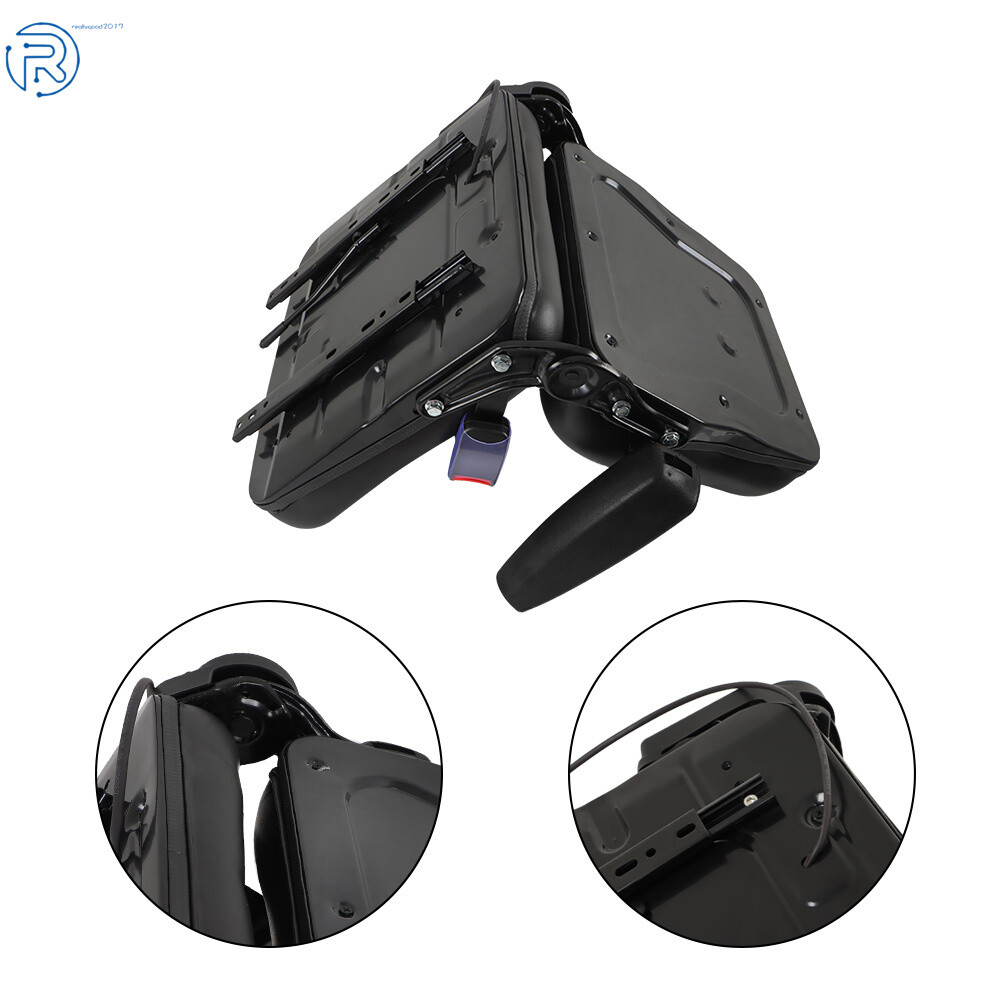New Universal Tractor Seat Folding & Adjustable Forklift Seat w Seat Switch Belt