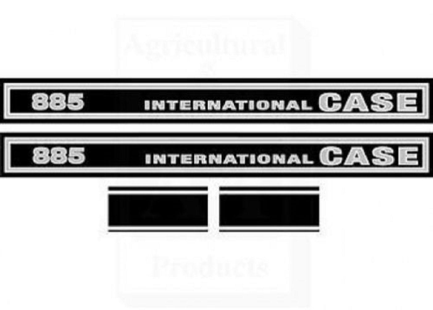 Made to Fit International Fits Case IH Tractor 885 Hood Decal Set