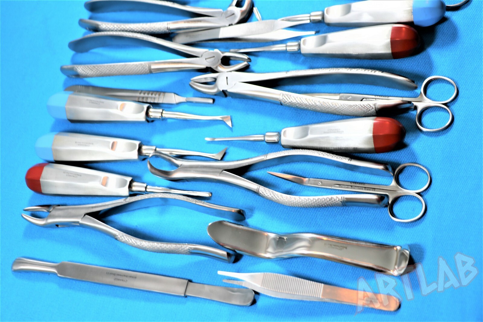 NEW GERMAN 72 PC ORAL SURGERY DENTAL EXTRACTING ELEVATORS FORCEPS INSTRUMENT KIT