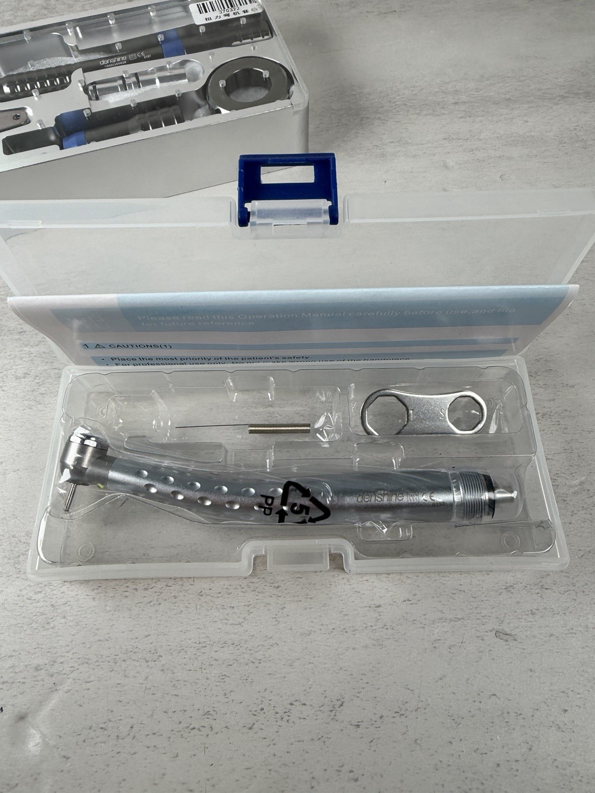 Denshine Dental Torque Wrench Handpiece Adjustable Setting Open Box New