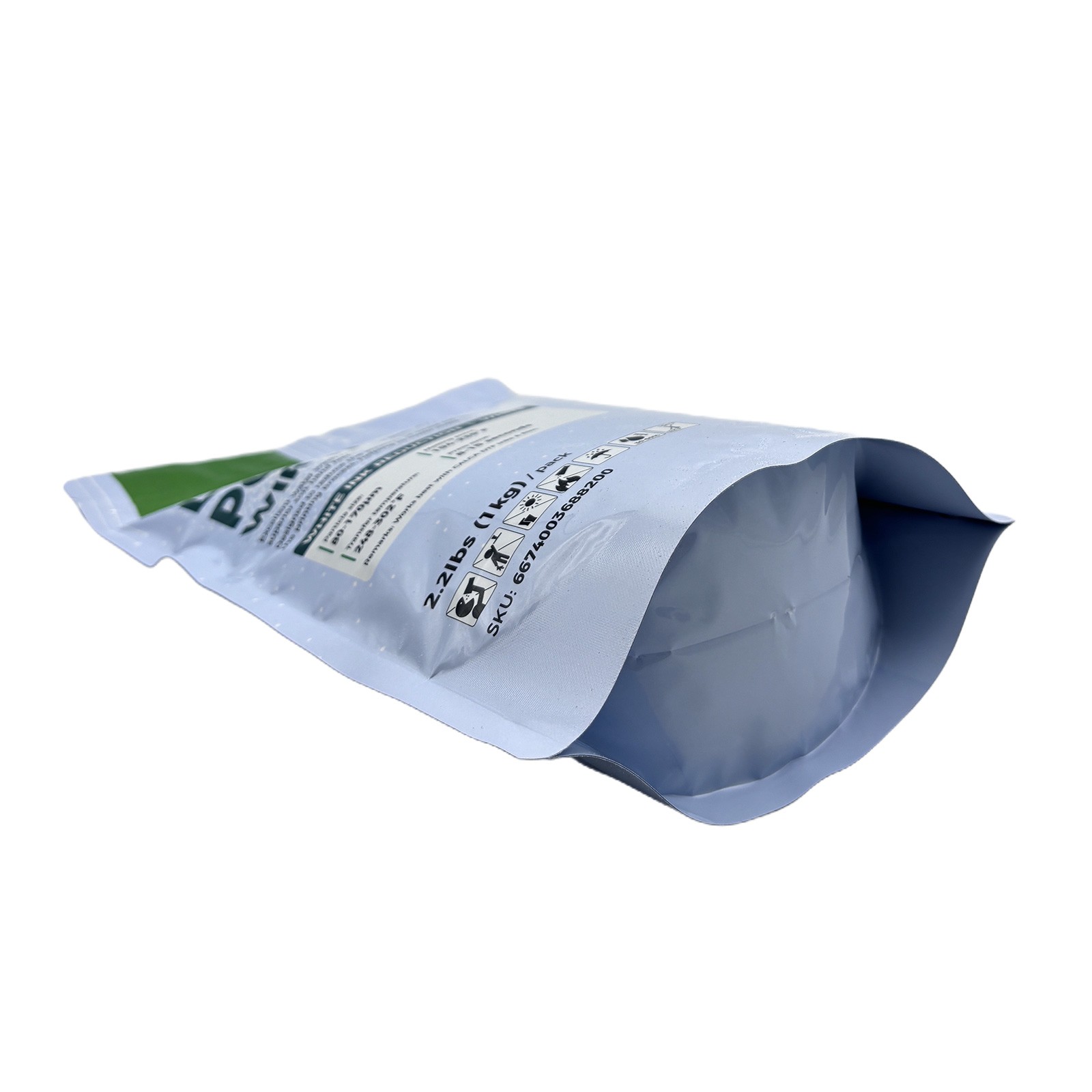 1kg White Ink Reduction Hot Melt Powder(2.2lbs Pack, 1kg, Fine, White)