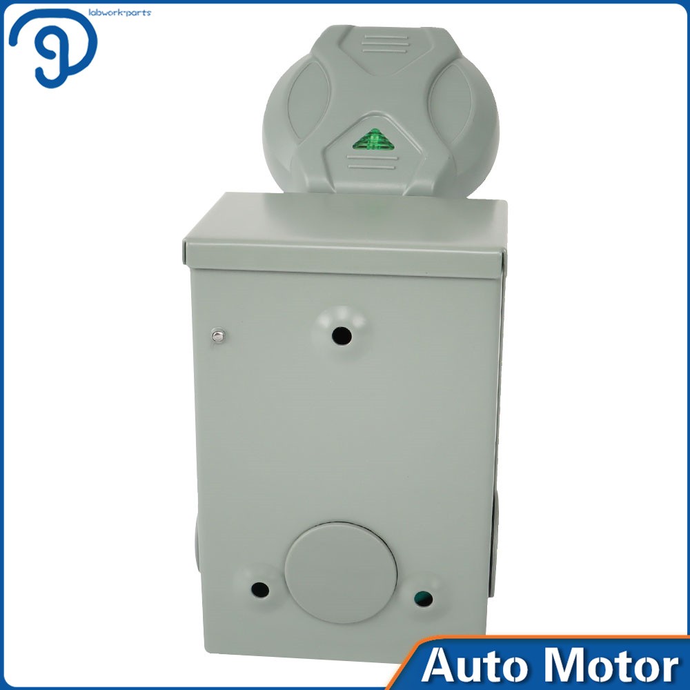 50 Amp Generator Power Cord Inlet Box Outdoor SS-2-50P CS6375 3Prong ETL Listed