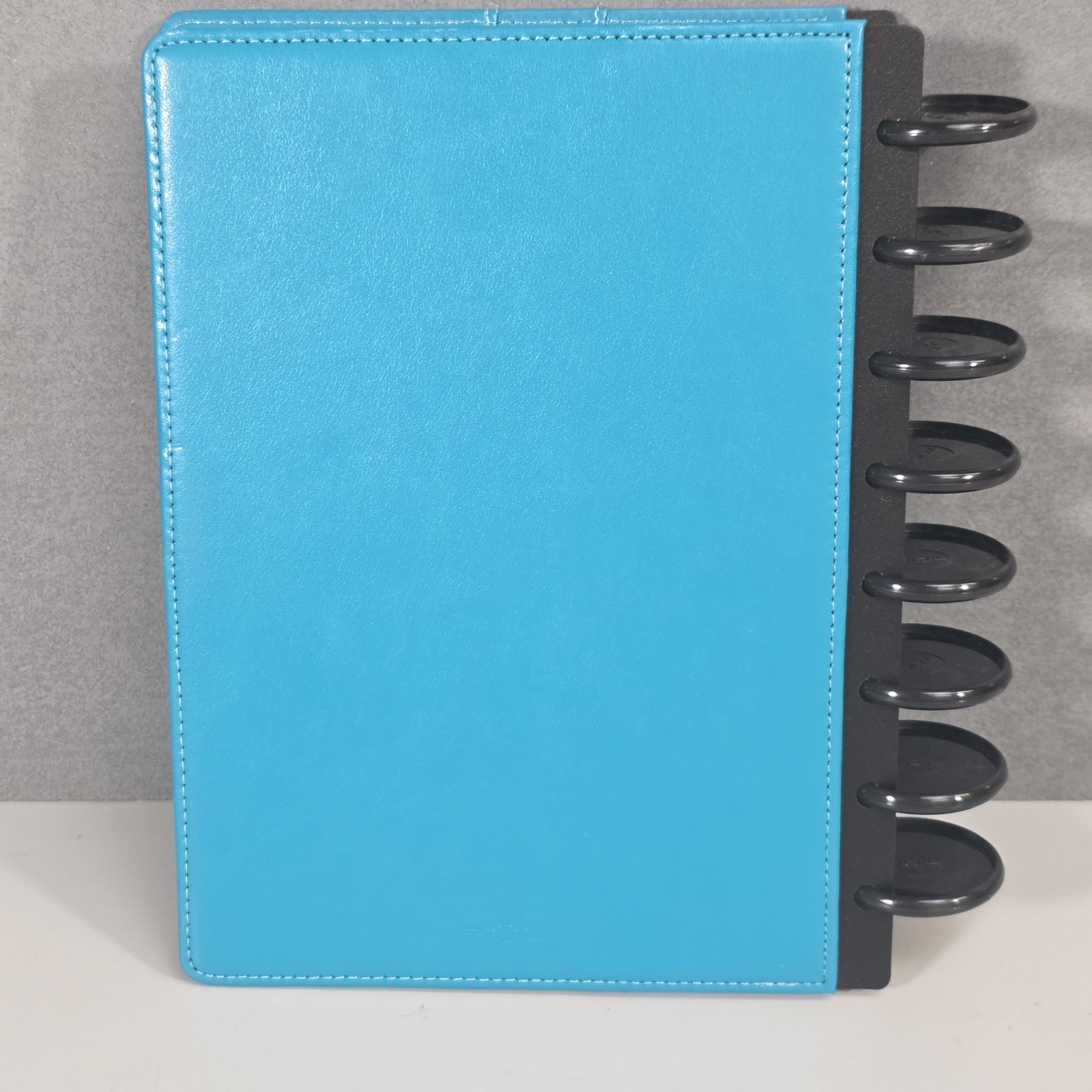 TUL Discbound Teal Junior Notebook With Smooth Leather Cover Pre-owned EUC