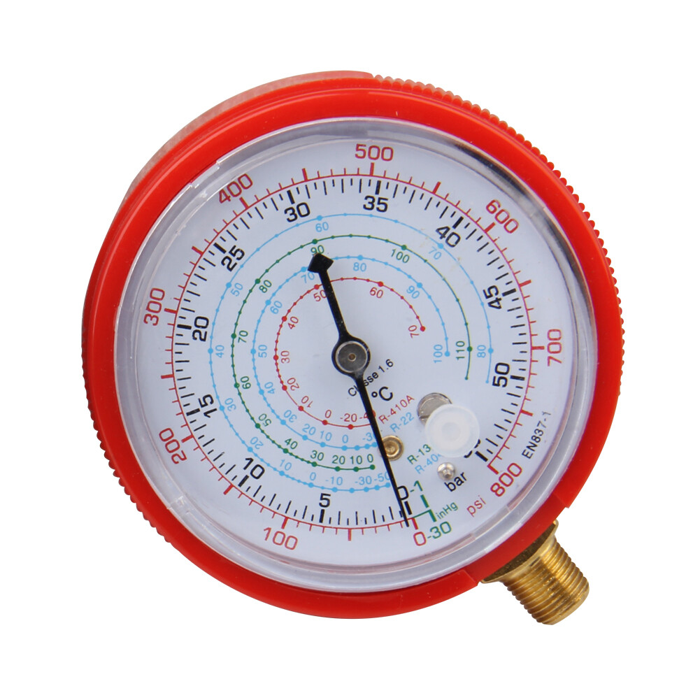 2 PCS REPLACEMENT MANIFOLD PRESSURE GAUGES SET HIGH & LOW SIDE AIR CONDITIONER