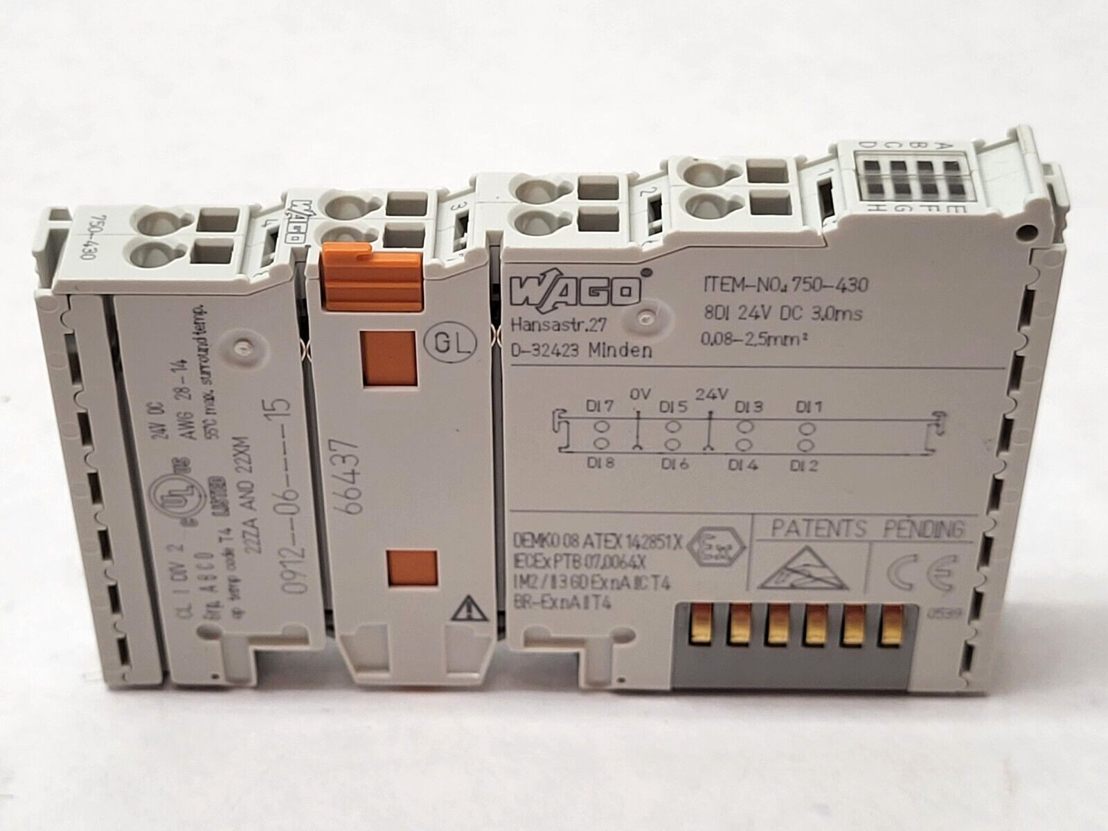 Wago 750-430 Input Output Module 8-Channel