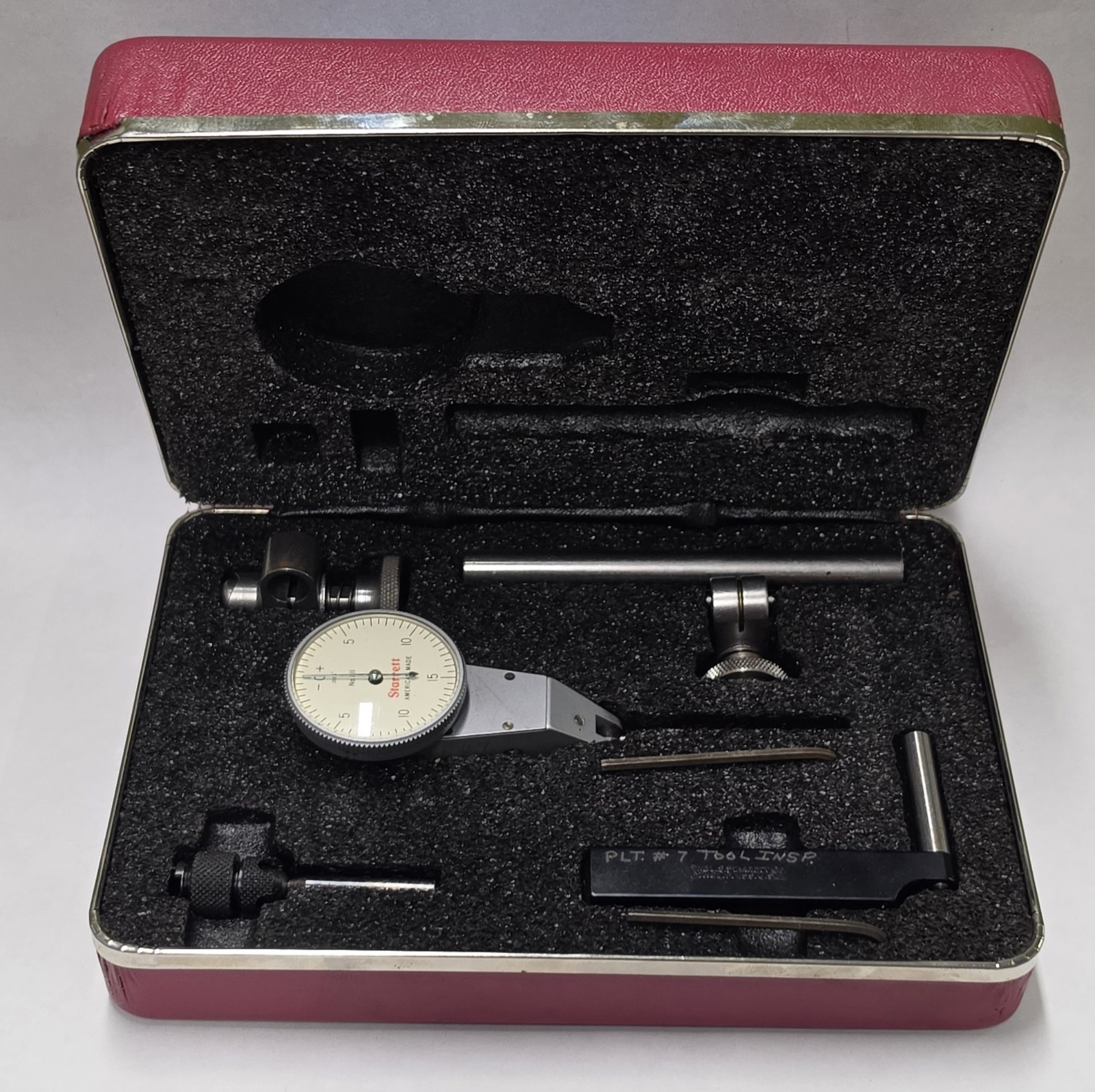 Starrett 811 Dial Test Indicator with Swivel Head W/ Case – FREE SHIPPING