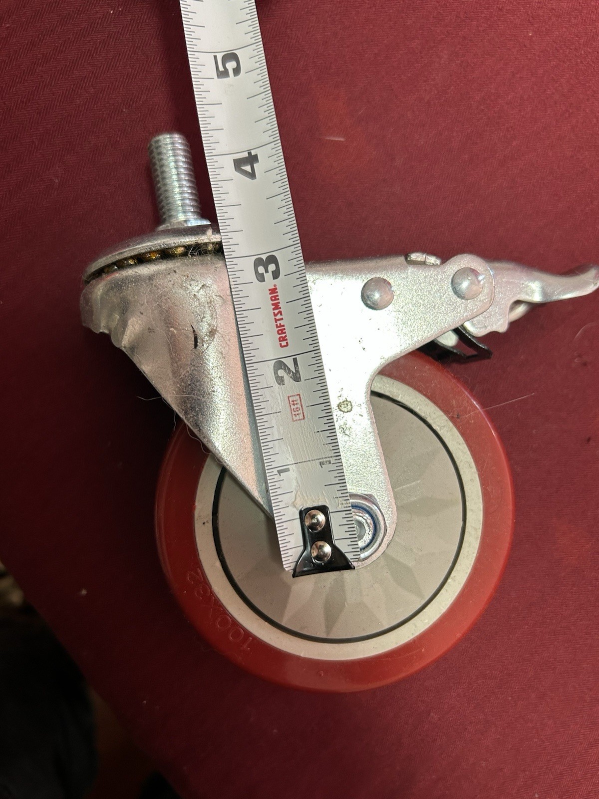 DICASAL 5 Inch Heavy Duty Stem Casters 360 Degree Swivel Durable