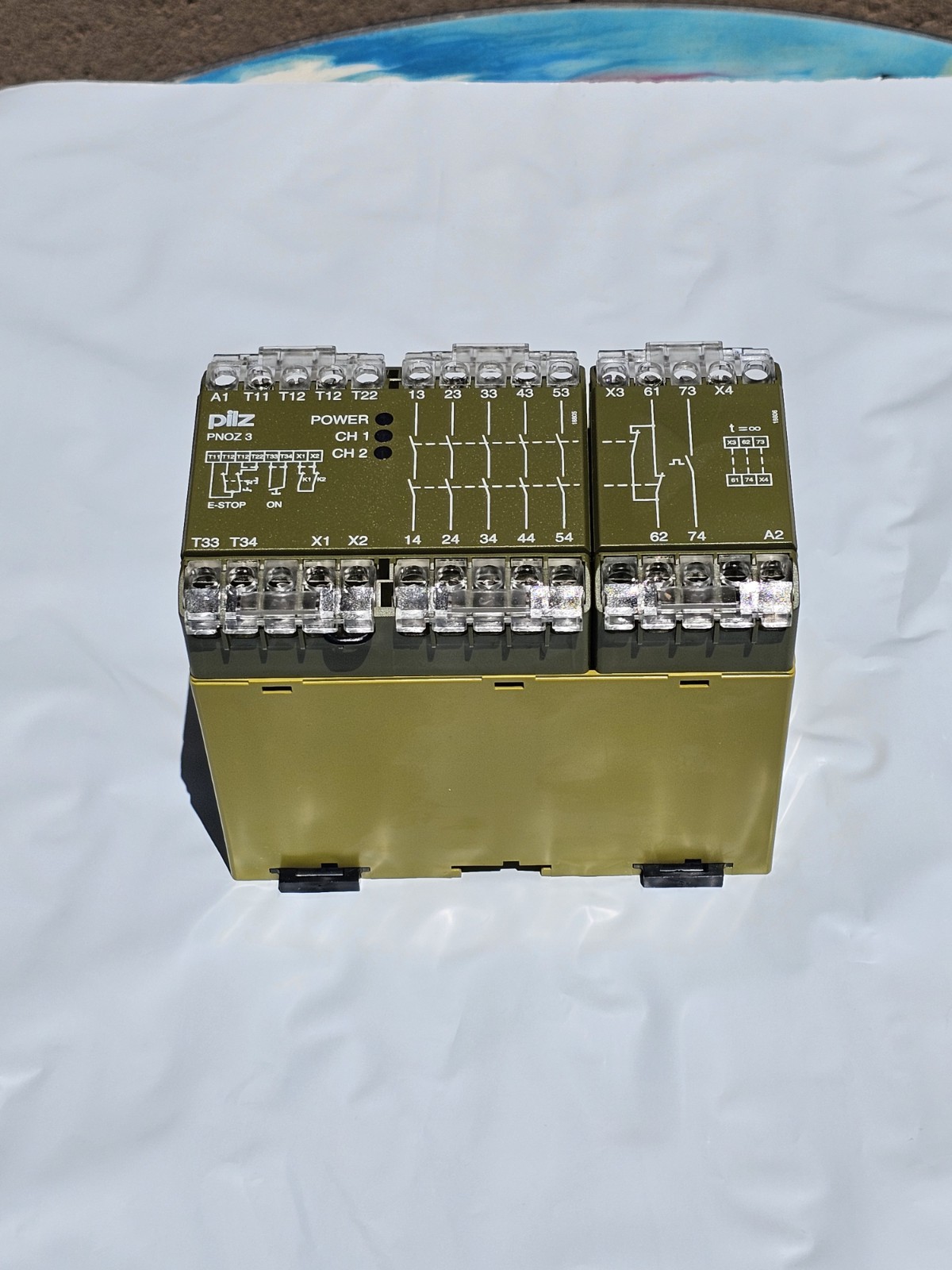 PILZ PNOZ 3 SAFETY RELAY 474894 24Vdc 4.5W PNOZ/3 24VDC 5S 1O 1W