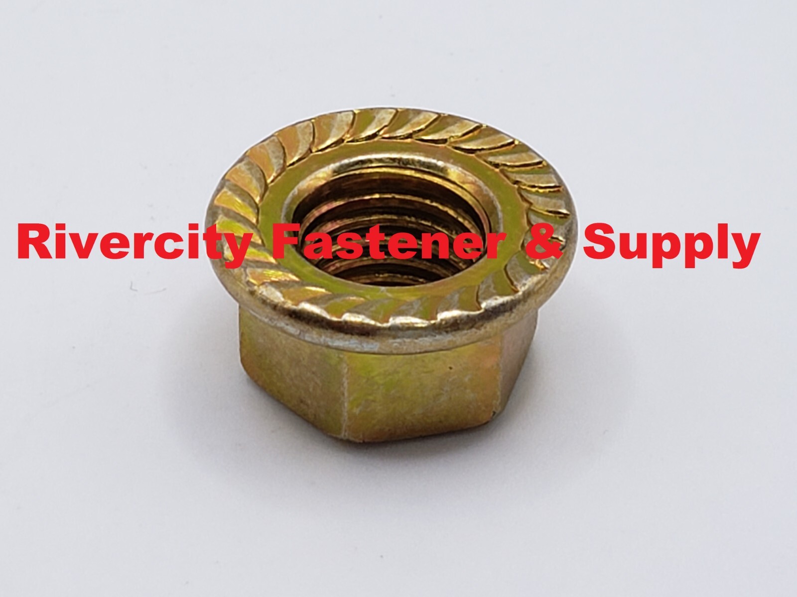 M12-1.25 JIS Flange Nuts Small Hex M12x1.25 Nut 12mm x 1.25 Serrated Flange 10.9