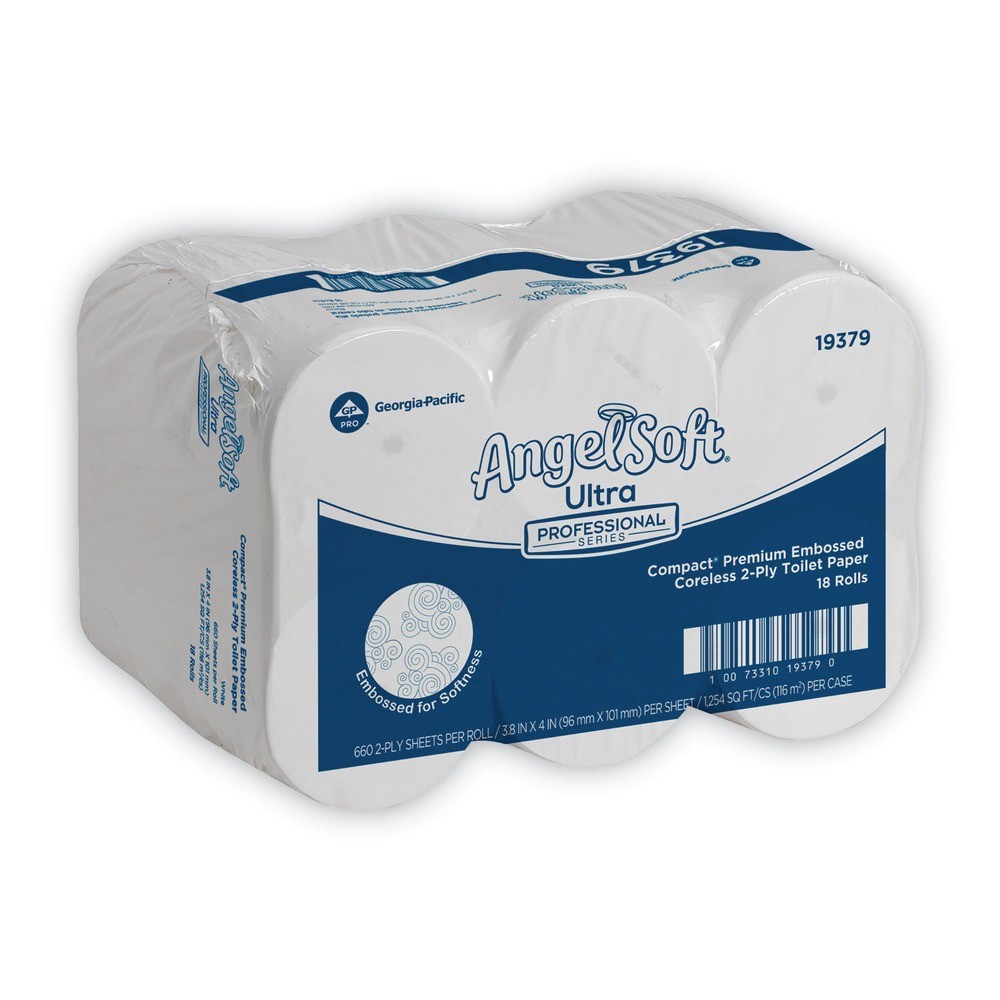 Georgia Pacific Professional 19379 2-Ply Bathroom Tissue – WHT (18/Carton) New