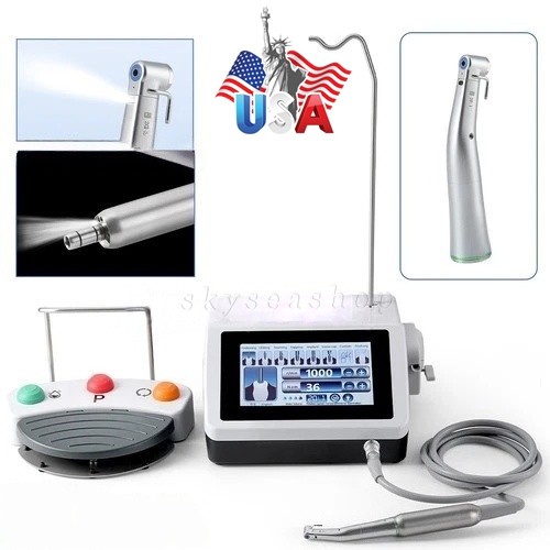 Dental Implant Surgical Brushless Motor + 20:1 LED Contra Angle Handpiece