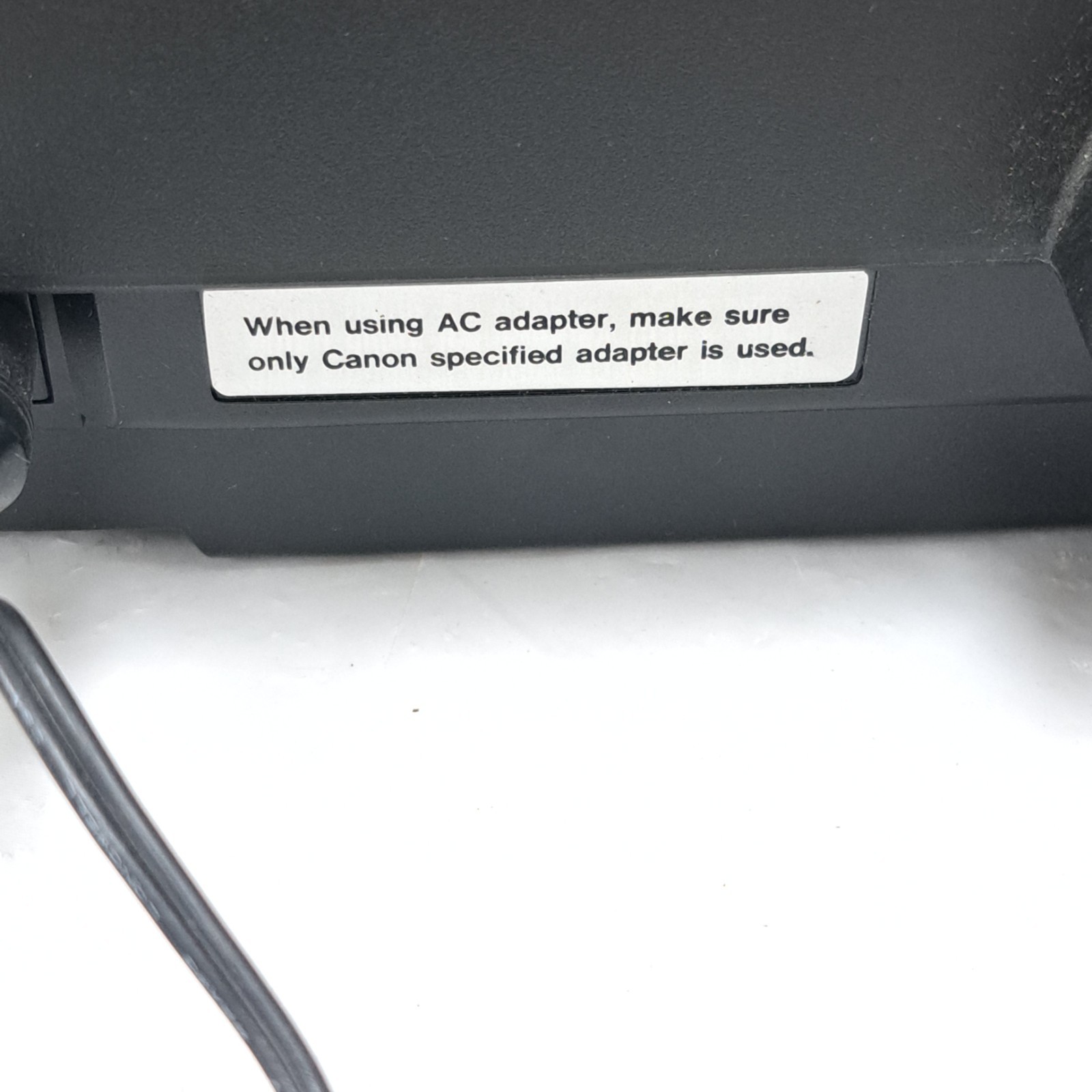 Canon Typestar 110 Black Portable Electronic Typewriter Tested Works