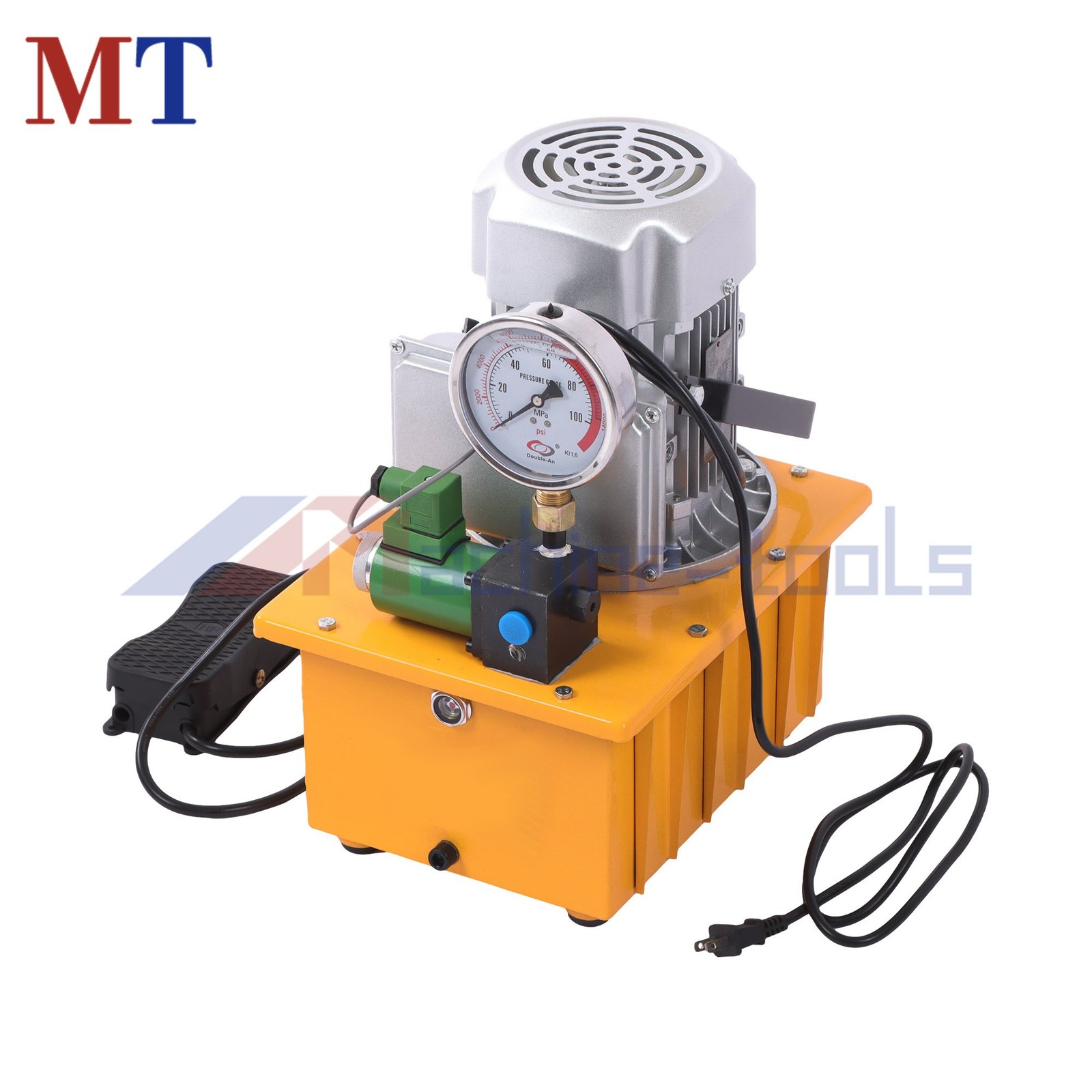 Electric Pump with Solenoid Valve 10000PSI Single Acting 8 L