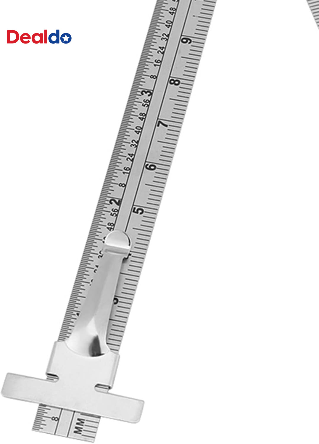 Stainless Steel Welding Taper Gauge Depth Ruler Hole Inspection Tool with Gradua
