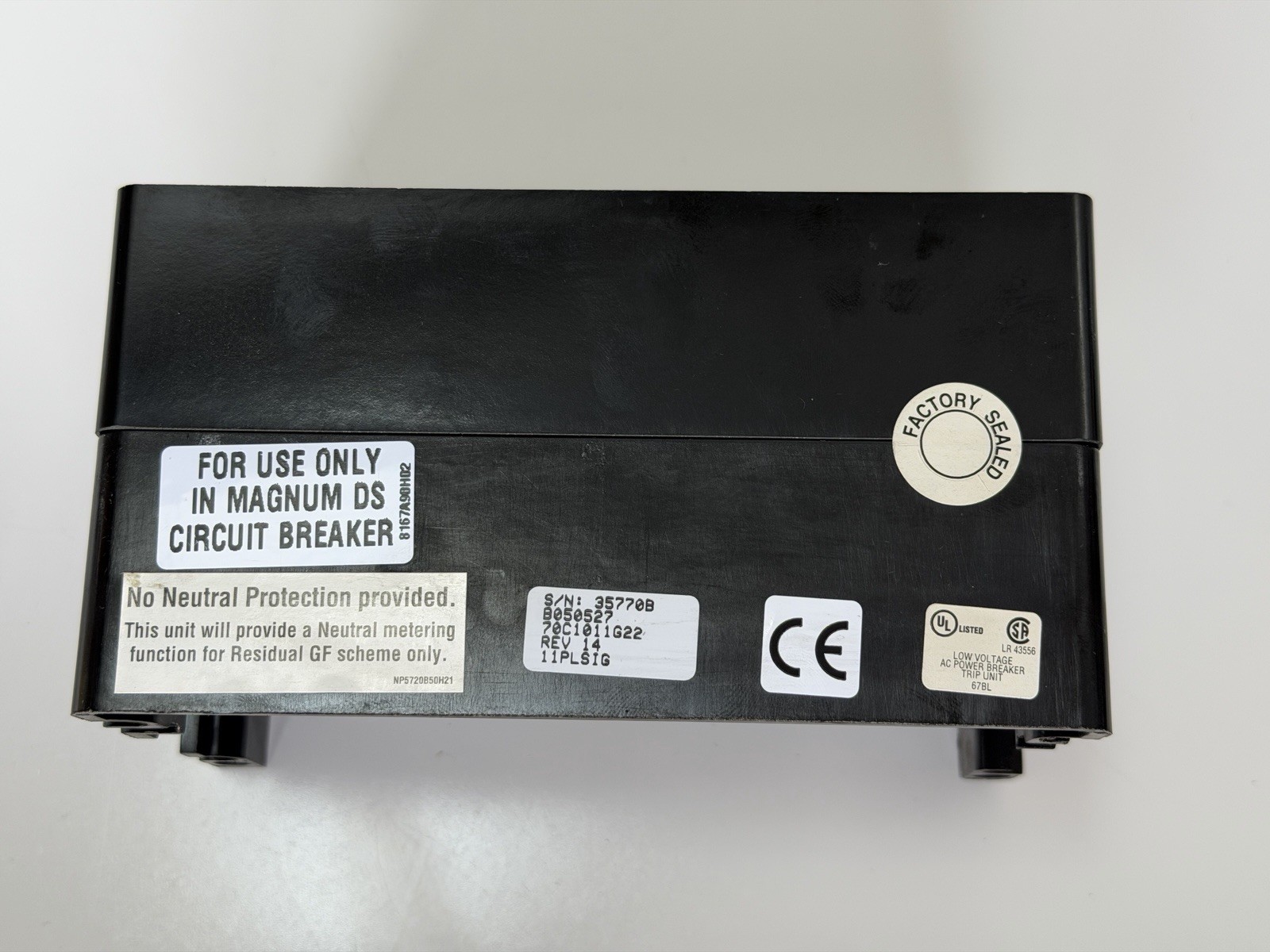 EATON CUTLER HAMMER 11PLSIG DIGITRIP 1150+ TRIP UNIT FULLY TESTED