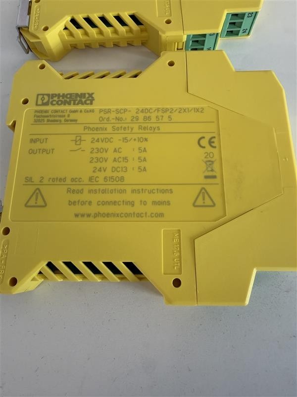 Phoenix Contact Safety Relay PSR-SCP- 24DC/FSP2/2X1/1X2