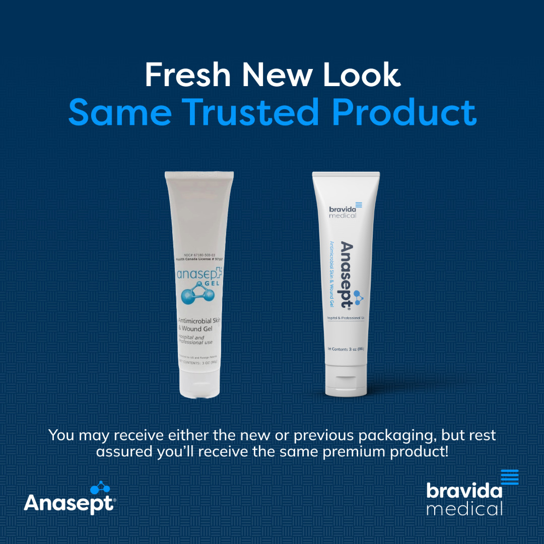 Anasept Antimicrobial Skin & Wound Gel 3 oz. Tube