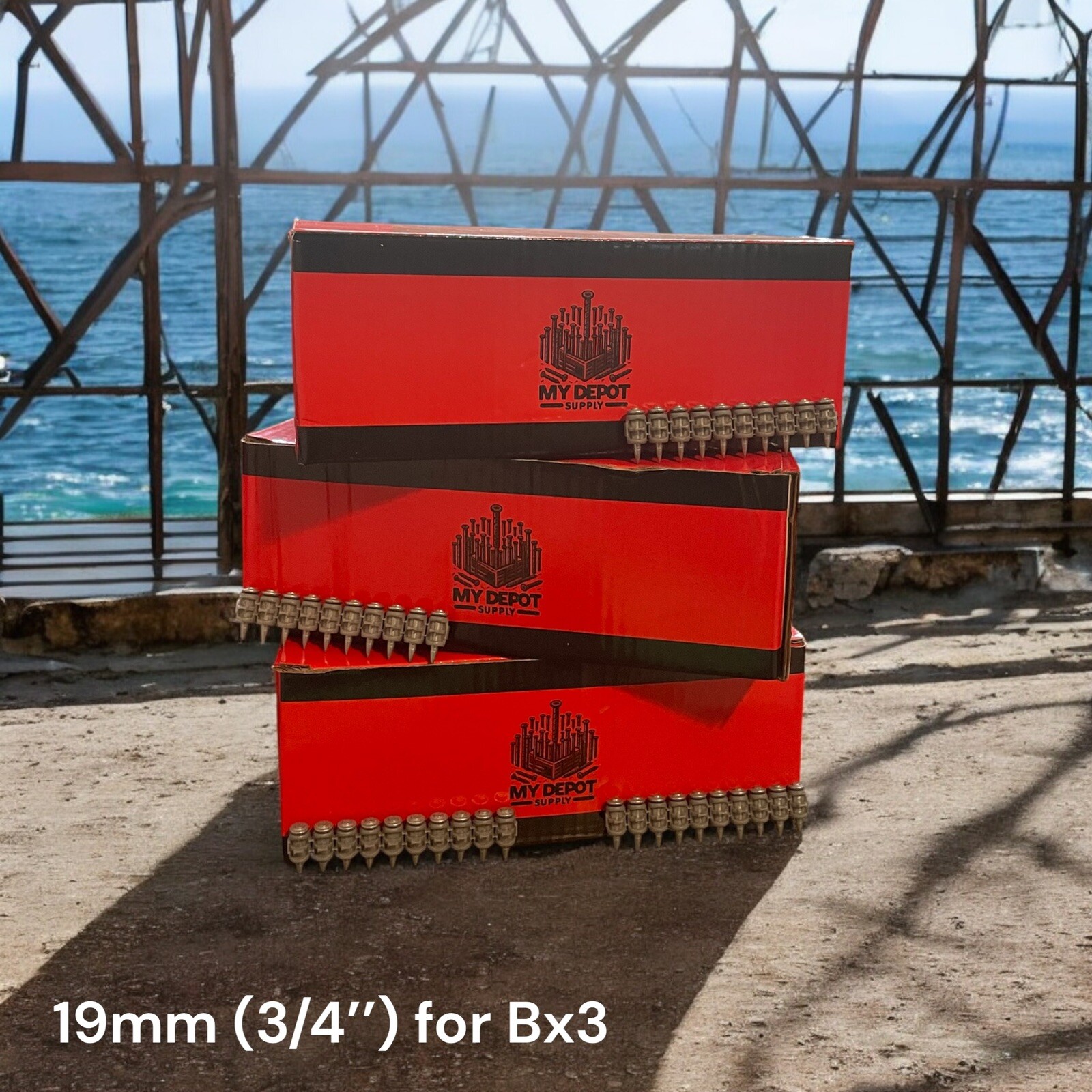 1000x Concrete Nails for Hilti Bx3 (19mm) -Pins For Hilti Bx3 Nails Fast Track