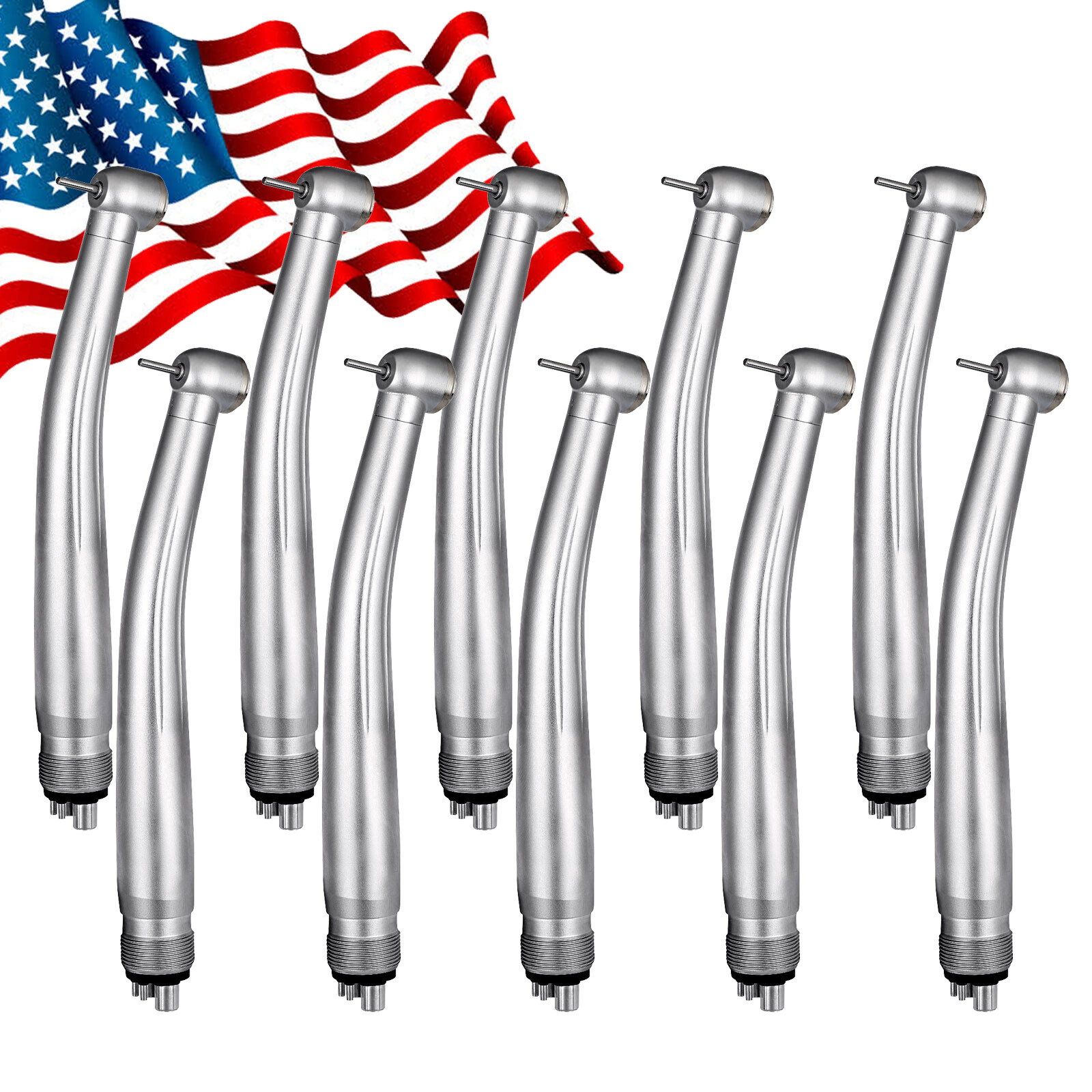 NSK STYLE 10* Dental High Fast Speed Handpiece Standard Head Push Button 4-Hole