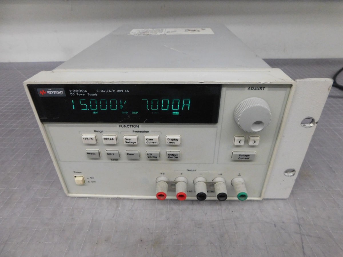 KEYSIGHT E3632A DC POWER SUPPLY 0-15V,7A/0-30V,4A M4972