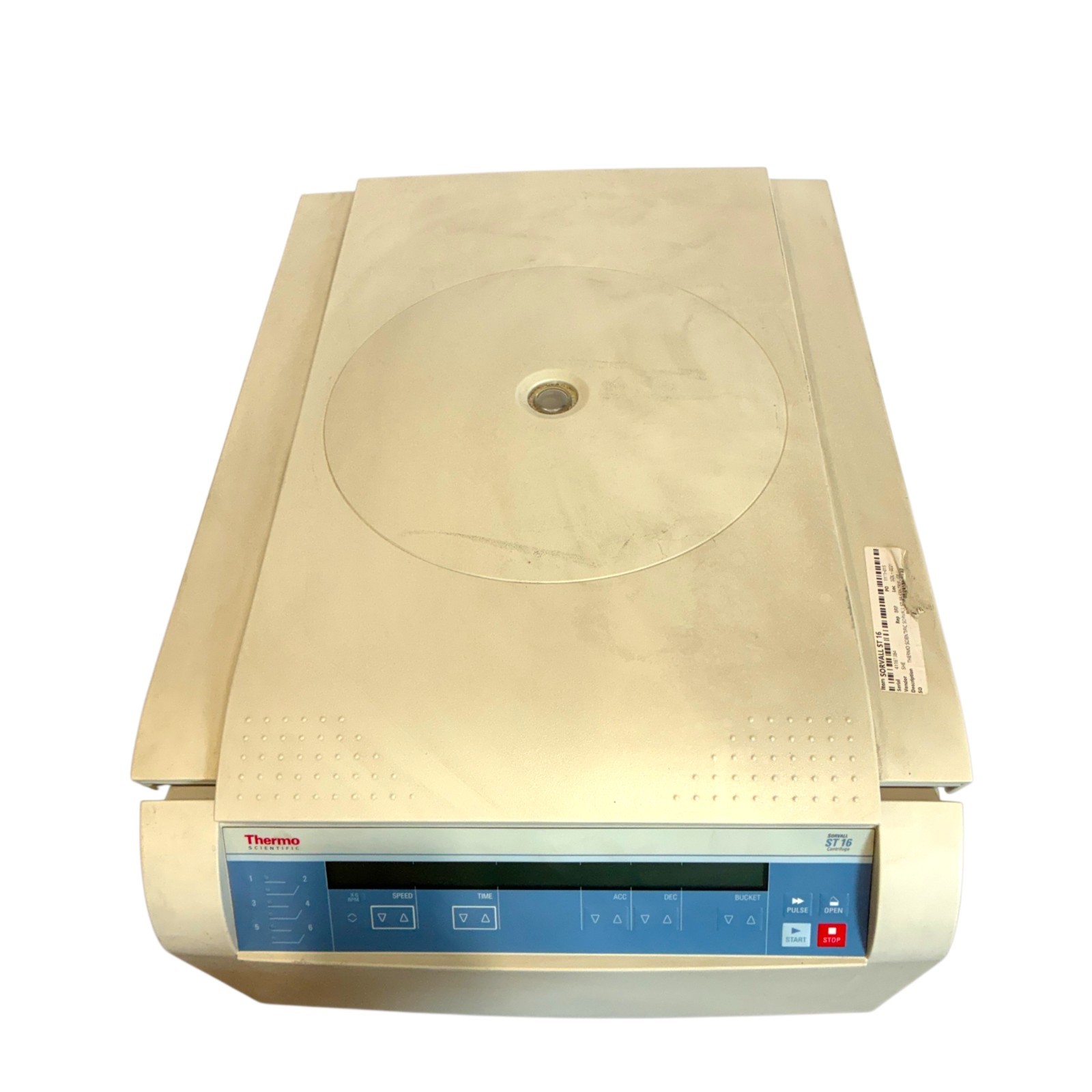 Thermo Scientific Sorvall ST 16 Benchtop Centrifuge w/ 75003629 Rotor & Buckets