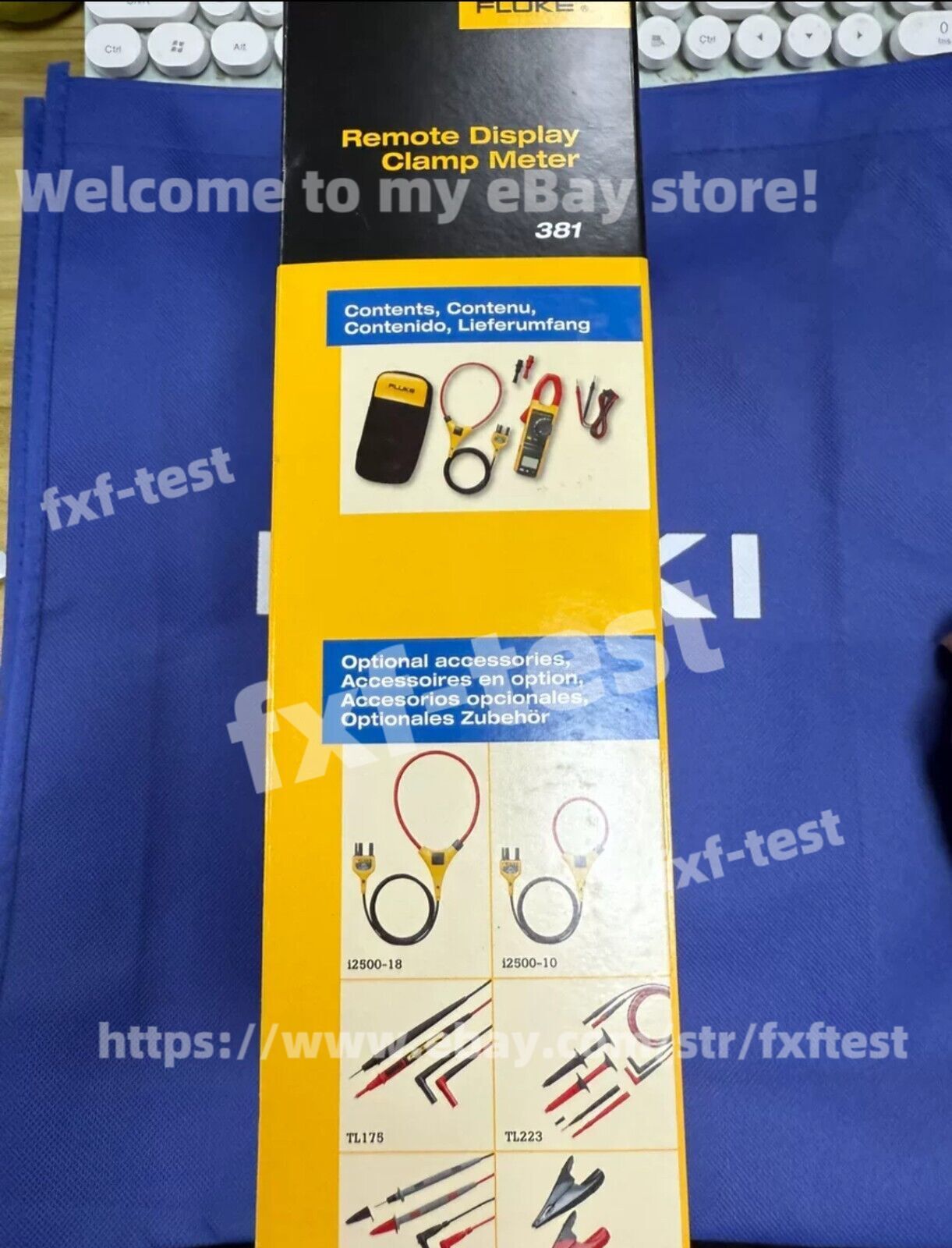 Fluke 381 Remote Display True RMS AC/DC Clamp Meter with iFlex NEW.