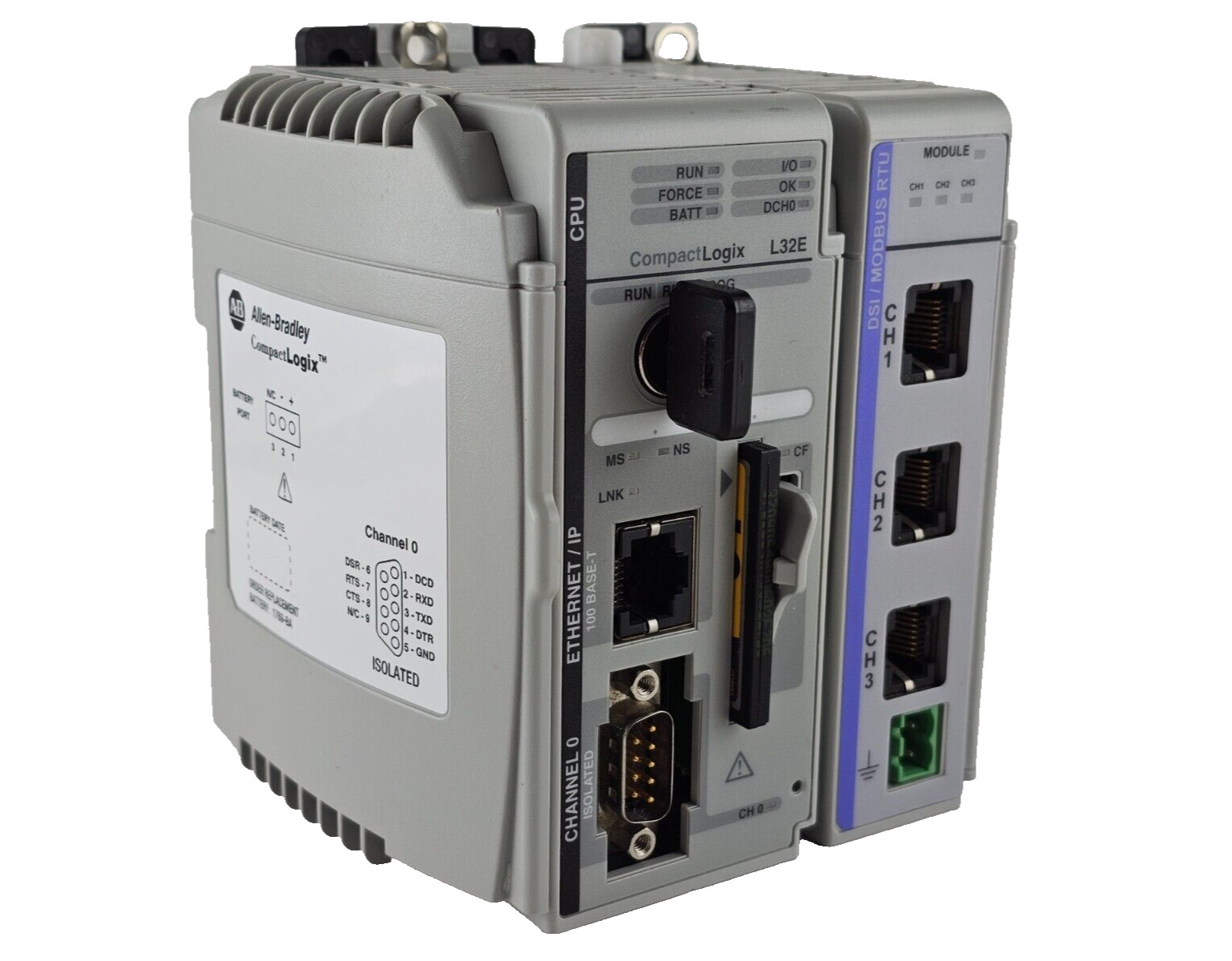 Allen Bradley 1769-L32E /A CompactLogix Processor W/ 1769-SM2 1769L32E 1769SM2