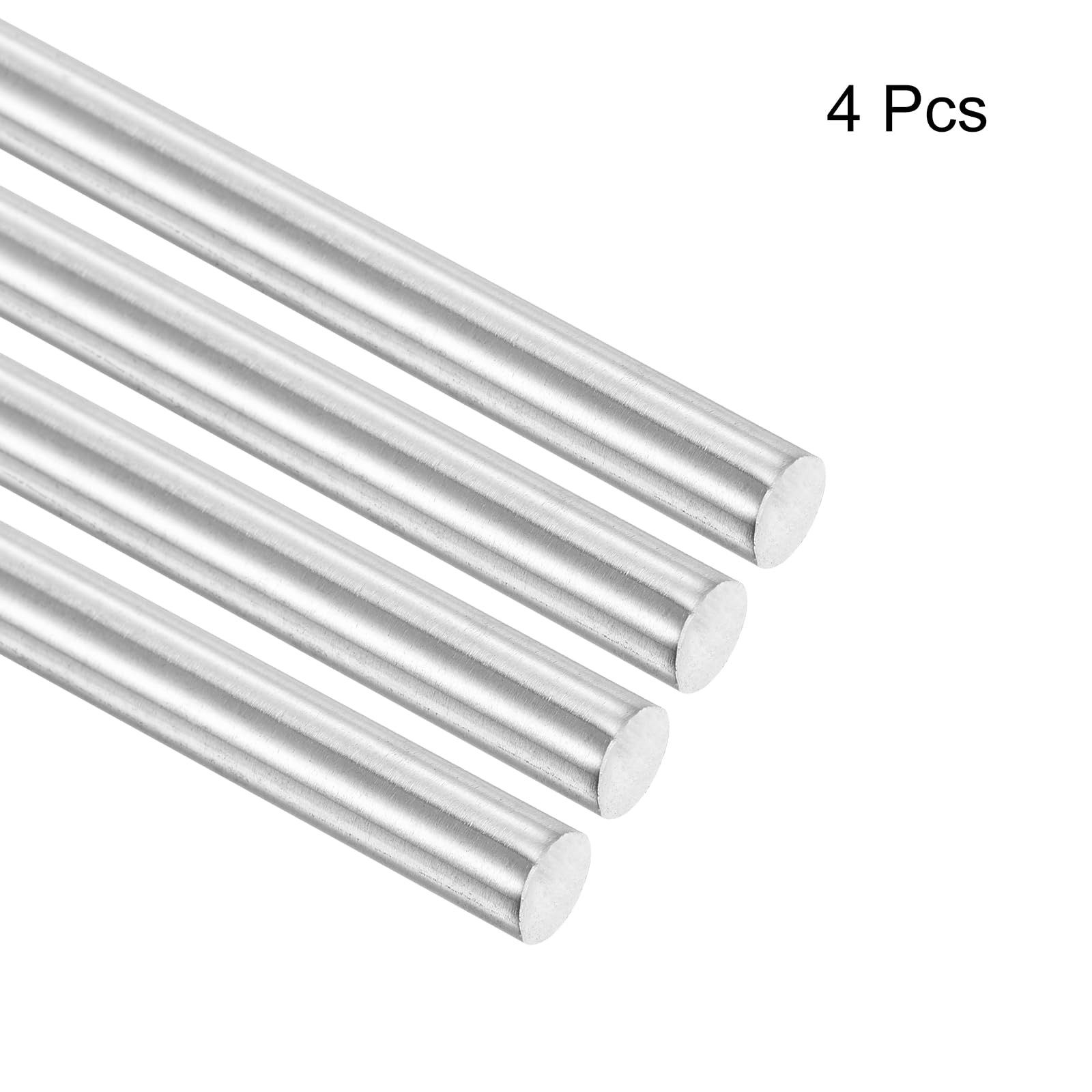 304 Stainless Steel Round Rods, 8mm x 120mm Solid Shaft Rods for DIY Craft Mo…