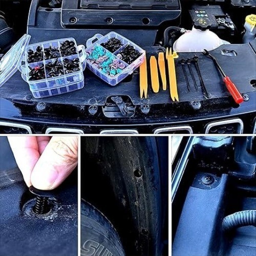35-Piece Engine Undercarriage Splash Shield and Bumper Fender Liner Fastener Kit