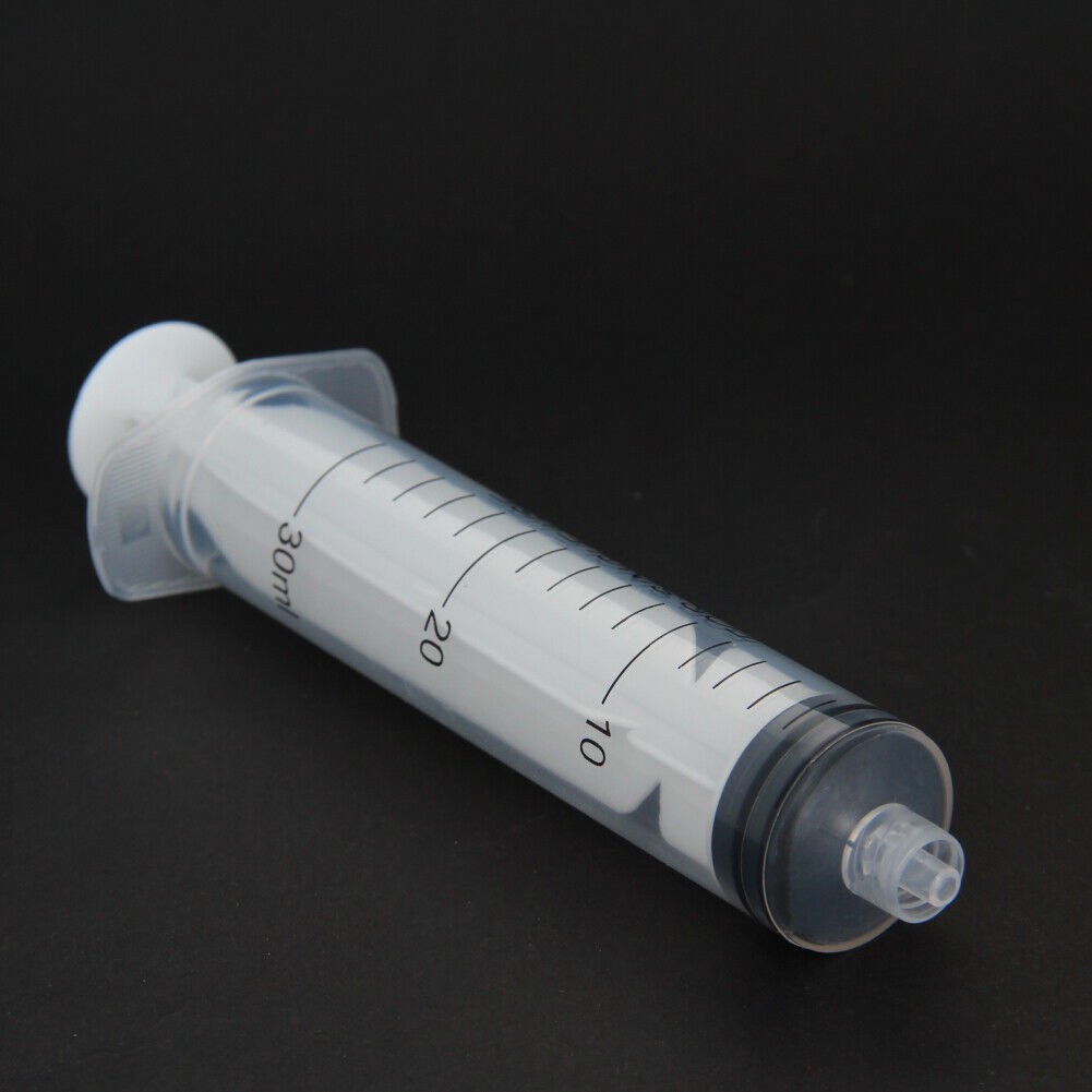 3x 30mL Disposable Syringe Luer Lock Tip Liquid Medical Plastic Sterile 1oz