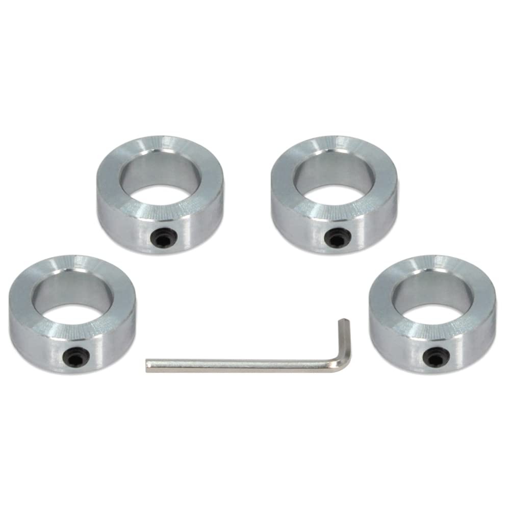4pcs 1″ Bore Shaft Collar Lock Collar Zinc Plated Solid Steel