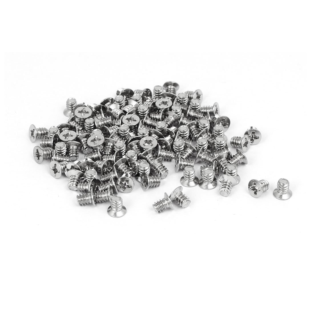 100PCS 3.5-Inch HDD Flat Phillips Head Hard Drive Screws – Durable Nickel Plated