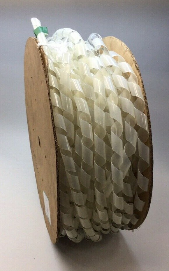 Panduit T100N-C Used Spiral Wrap 1In (25.4mm)X100Ft (30.5M) Nylon Natural Color