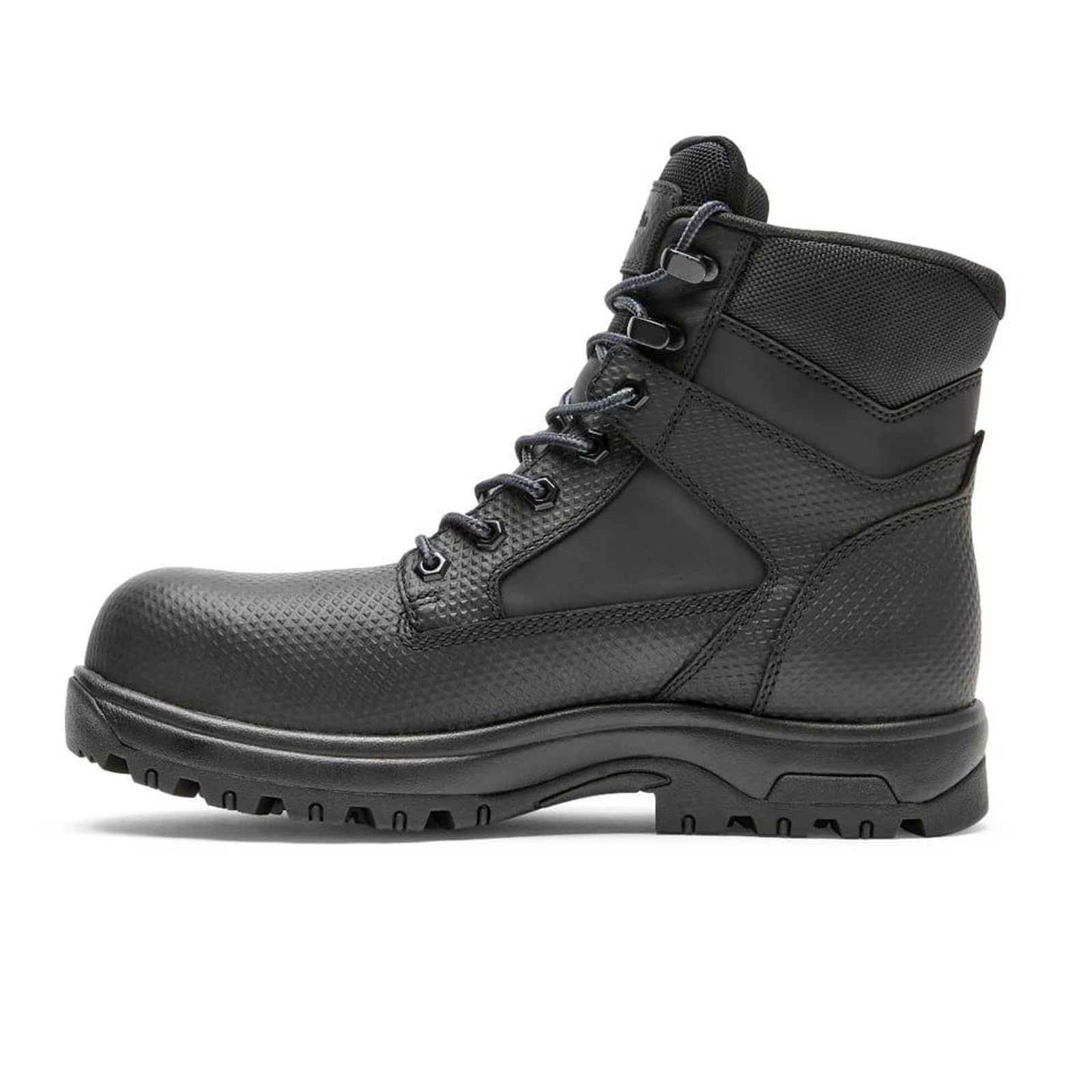 Dunham 8000 Works 6″ Safety Boot (Men) – Black Textured Leather Size 10.5 6E