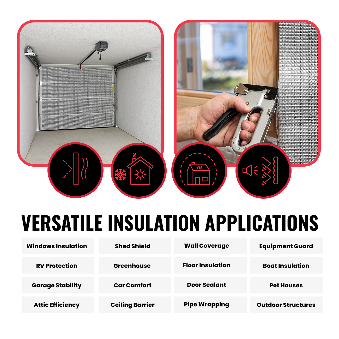 PRODEX AD10 10MM TOTAL Reflective Foam Core Insulation RADIANT BARRIER 48X25ft
