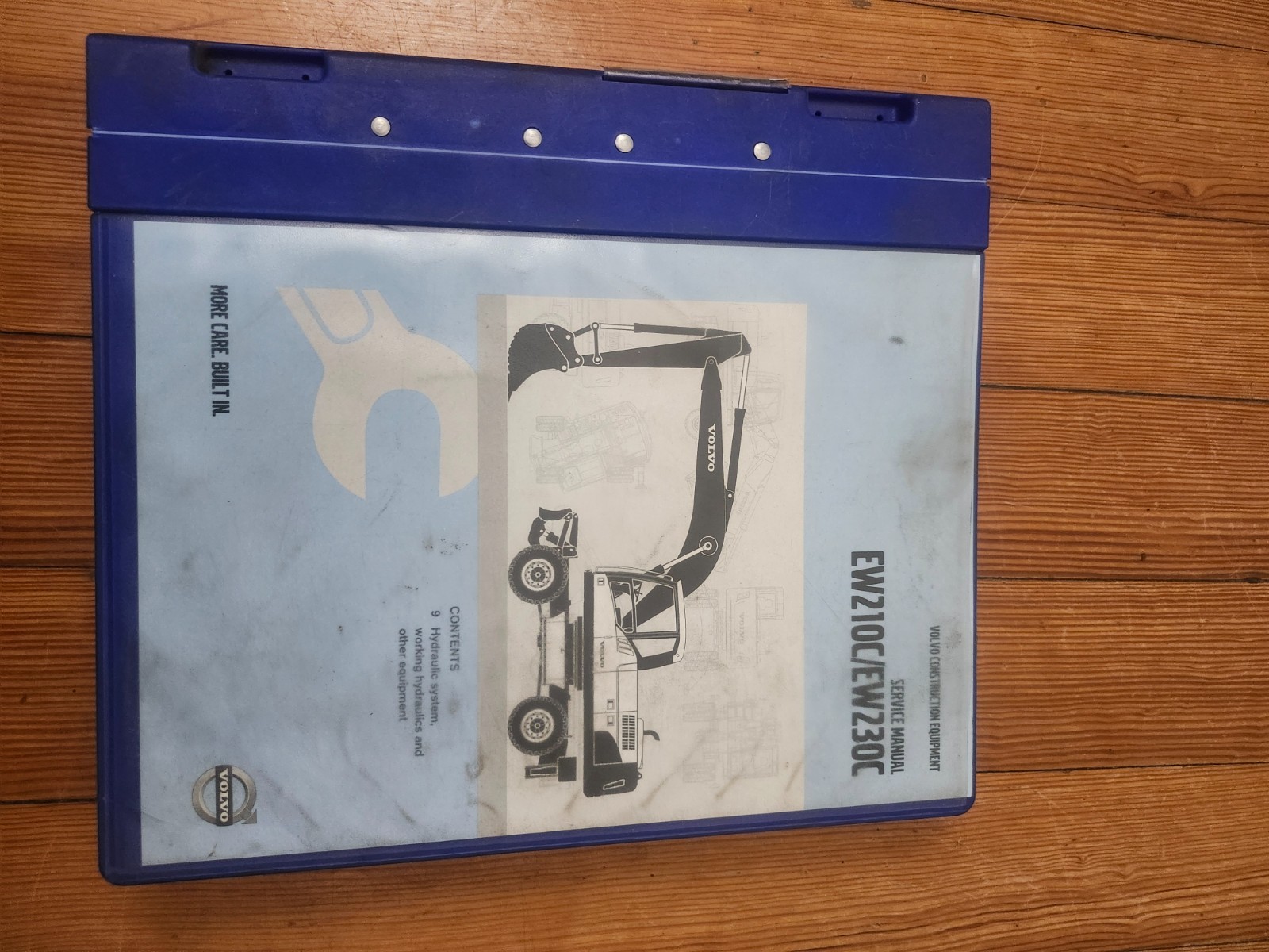 VOLVO EW210C EW230C Excavator Service Shop Repair Manual Book Set 1- 4