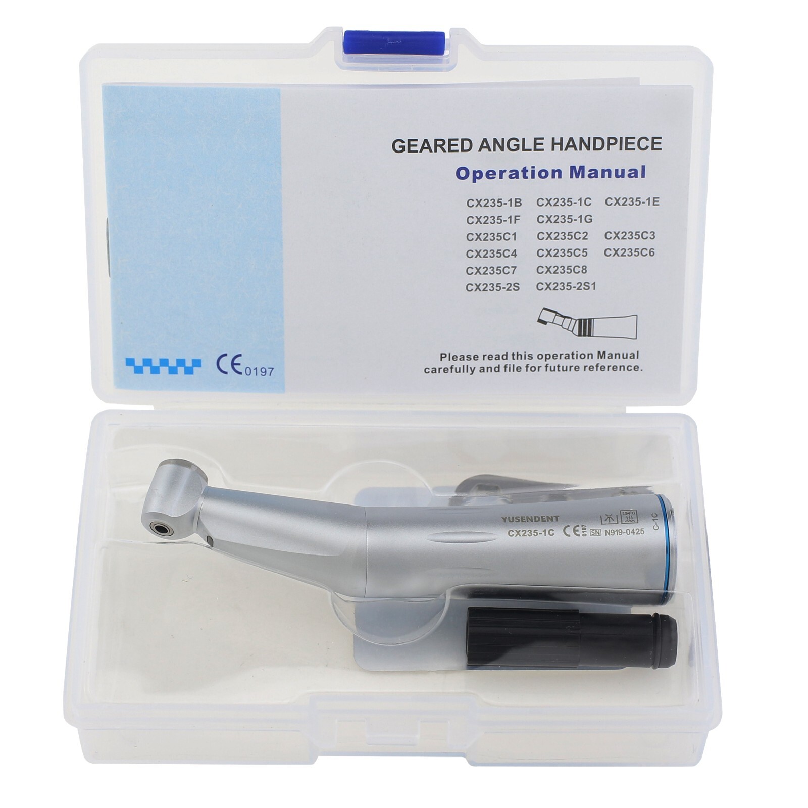 COXO Dental Contra Angle Low Speed Handpiece Fiber Optic Internal Water 1:1 NSK