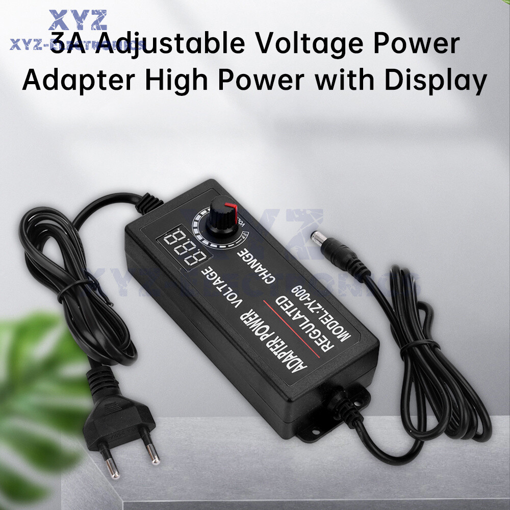 AC100-240V to DC3-24V 3A 5A Adjustable Voltage Power Adapter Switch Power Supply